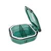 BNF6xTravel Pill Organizer with Divider Small Pill Container for Bag Purse Pocket Green Sqaure|Health & Beauty | Health Care | Pill Boxes, Pill Cases view 4