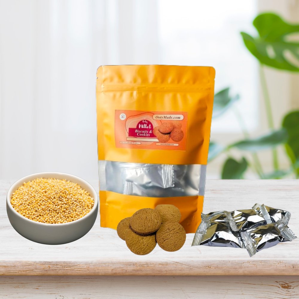 Ooty Foxtail Millet Biscuits Wholesome & Crunchy Healthy Snacks Enjoy Millet Benefits in Every Bite