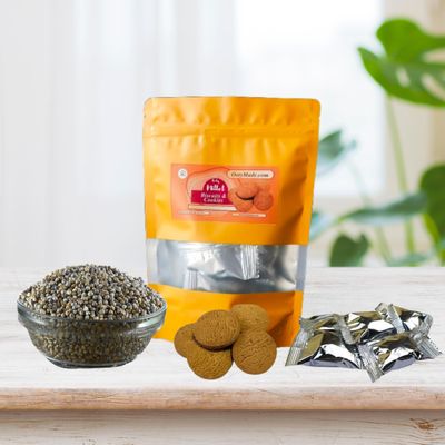 Ooty Pearl Millet Biscuits Delicious, Fiber-Rich & Healthy Snack for Kids & Adults