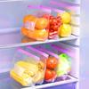 MOBDESK 5 pcs Transparent Plastic Zip Lock Zipper Bag Use For Food Fruit Vegetable Storage, Reusable Slider Pouch Bags for Freezer Multi Purpose Office Reclosable Storage Pouches view 3