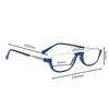 ESPERTO READERS Saturn Reading Glasses - Blue Cut Lens With Antireflection For Men & Women +1.00 to +3.00 Power (Blue, +1.50) view 4