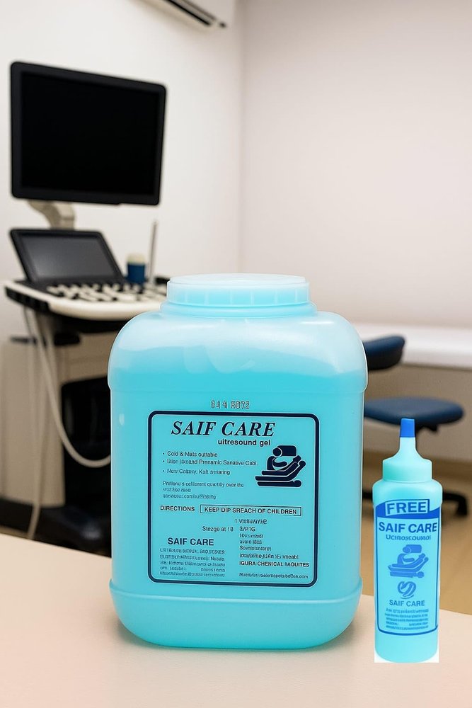 5 Kg Ultrasound Gel/USG Gel For Diagnostic & Therapeutic Purpose(in blue colour gel) Staining,Conductivity, Medical, Clinics Therapy (5000ml) (PACK OF 1)