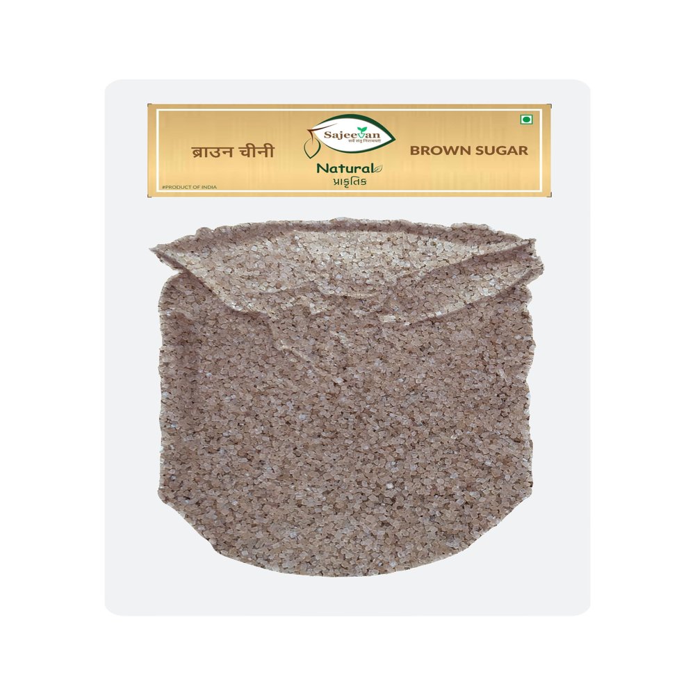 Sajeevan Traditional Brown Sugar  Organic, Natural Sweetener for Baking & Cooking, 500g