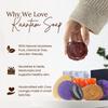 Kaantam Orange Peel Handmade Soap Brightening with Orange Peel Powder & Essential Oil Refreshing Citrus Glow & Gentle Exfoliation Handmade & Natural Skincare view 4