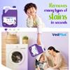 VedPlus 5L Eco-friendly Lavender Laundry Liquid Detergent | 10X Power Clean | Stains Removal | Biodegradable & Eco-Friendly | Fresh Scent | Suitable For All Types Of Clothes (Pack Of 2) view 4