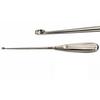 ADDLER Dental Spratt Brun Bone Curette used to scrape hard tissues from bone surfaces to expose narrow surgical sites. view 1