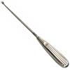 ADDLER Dental Spratt Brun Bone Curette used to scrape hard tissues from bone surfaces to expose narrow surgical sites. view 2