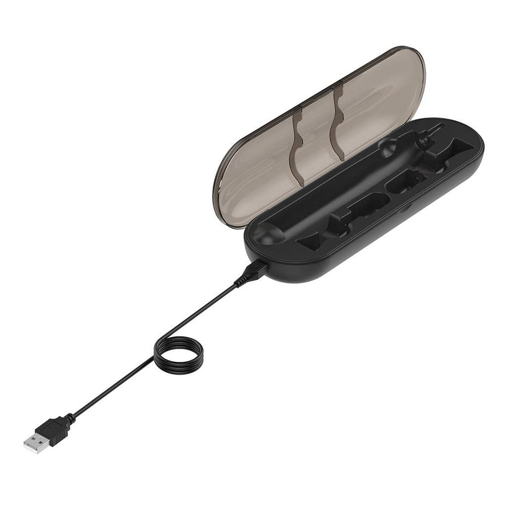 SECRET DESIRE Abs Electric Toothbrush Charger Case for Compatibel with Philips Sonicare Black 1M Cable