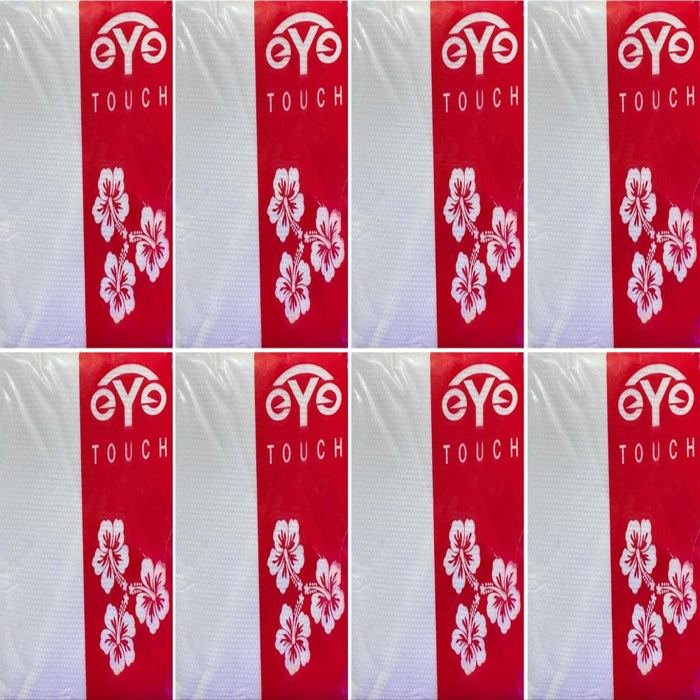 EYE TOUCH Jasmin 2 Ply Soft Tissue Napkins for Dining Table - Pack of 8, 800 Pulls | Soft And Highly Absorbent | 100% Natural Virgin Facial Tissue Paper - 100 Sheets Each Pack, 30 x 30 cm