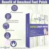 Amazheal Foot Patches for Stress Release, Remove Toxins, Premium Organic Adhesive Patch For Men And Women (1 BOX = 20 Patches For 10 Day) (White, Pack Of 5) view 4