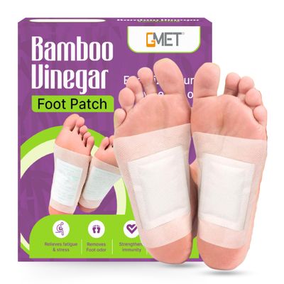 GMET New Ginger Detox Foot Patches Cleansing Toxin Remover Foot Pads Stress Relief Sleep Patch For Men And Women (Toxins Remover) (1 BOXES = 10 Patches) (pack of 1)