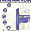 Amazheal Foot Patches for Stress Release, Remove Toxins, Premium Organic Adhesive Patch For Men And Women (1 BOX = 20 Patches For 10 Day) (White, Pack Of 2) view 4