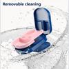 ARROW DUCK Pill Cutter, Tablets Cutter,Medicine Organizer Box,Pill Cutter for Tablets of Any Size,Small Pill Cutter for Travel(Blue) view 3