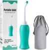 SEKOY 500ML Plastic Retractable Handheld Bidet Portable of Antislip, Bidet Angled Nozzle Spray with Travel Bag view 1