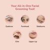 Be Me Face Razor for Women with Safety Cap - Pack of 3 | No Cuts, No Irritation | For Eyebrows, Upper Lip, Forehead, Peach Fuzz, Chin and Sideburns Dermaplaning Tool | Stainless Steel Blade view 4