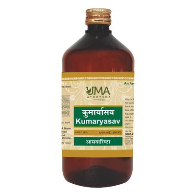 Uma Ayurveda Kumaryasava 450 ml - Helpful in Female Disorders Digestive Health