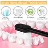 ALIOZ (Pack of 6) Toothbrush for Sensitive Gums, Micro Fur Manual Toothbrush with 20000 Soft Floss Bristle for Men, Women, Elderly, Braces and Gum Recessions, Protect Fragile Gums view 4