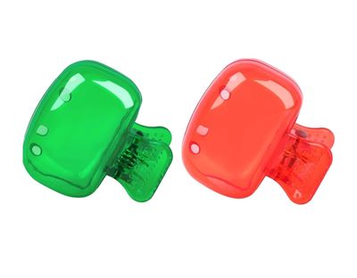 CHIDAKASH 2 Pack Travel Toothbrush Head Covers Toothbrush Protector Cap Brush Pod Case Protective Portable Plastic Clip for Household Travel, Camping, Bathroom, School (Multicolor)