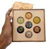 7 Chakra Reiki Healing Crystal Set with Wooden Storage Box view 1
