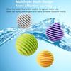 4pc Reusable Silicone Laundry Washing Machine Balls, Tangle Free, Wrinkle Reducing, Lint Catching Laundry Balls (Multicolor) view 4