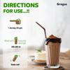 Gregus Vegan Protein Powder Chocolate flavour- 26g Plant Protein per Serving (35g) | Sugar-Free, Dairy & Gluten-Free | Supports Lean Muscle Growth | Ideal for Men & Women | 500g view 4