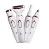 4-in-1 Painless Hair Remover for Women: Rechargeable Facial Hair Trimmer, Eyebrow, Bikini, & Body Hair Removal Machine | Ladies Trimmer for Private Part, Upper Lip, & Underarm view 1