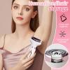 4-in-1 Painless Hair Remover for Women: Rechargeable Facial Hair Trimmer, Eyebrow, Bikini, & Body Hair Removal Machine | Ladies Trimmer for Private Part, Upper Lip, & Underarm view 3