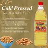 POSTMAN Cold Pressed Filtered Groundnut Oil Pack of 3 (1 L x 3) (Singdana Tel) | Unrefined view 2