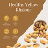 VEXA NATURALS Dry Dates Yellow/Sukha Khajoor | Premium Kharak | Dry Fruits | Fresh & Natural Pila Khajoor | Nutritious Snack, Rich In Protein & Vitamins (250gm) view 3