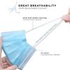 GIRIRAJ MART 3 Ply Non-Woven Disposable Face Mask- Pack of 100 | Anti-Pollution | Dust Protection Cover with Soft Elastic Ear Loops | Nose Clip Unisex Breathable Mask view 2