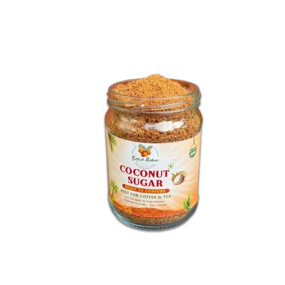 SATVIK AAHAR Pollachi Coconut Sugar |Coconut Palm Sugar Sweetener | Unprocessed and Unrefined Plant Based Coconut Sugar for Coffee & Tea- 500GM | Coconut Palm Sugar for Diabetics