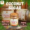 SATVIK AAHAR Pollachi Coconut Sugar |Coconut Palm Sugar Sweetener | Unprocessed and Unrefined Plant Based Coconut Sugar for Coffee & Tea- 500GM | Coconut Palm Sugar for Diabetics view 2