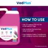 VedPlus 5L Eco-Friendly Laundry Detergent | 10X Advanced Cleaning Power For Tough Stains | Skin-Friendly & Fresh Scent | Safe For All Fabrics | Biodegradable & Sustainable Formula (Pack of 2) view 2