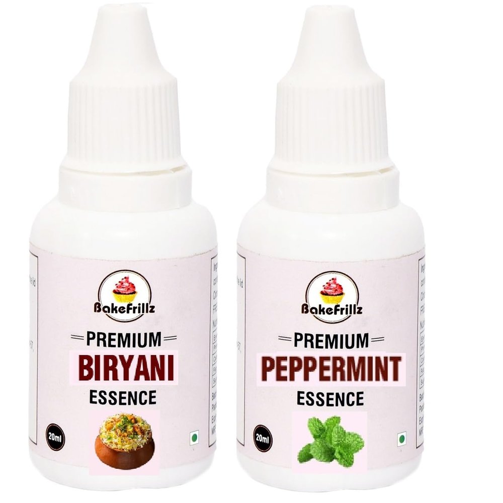 Bake Frillz Exotic Food Essence (20 ml x 2) (Peppermint & Biryani)