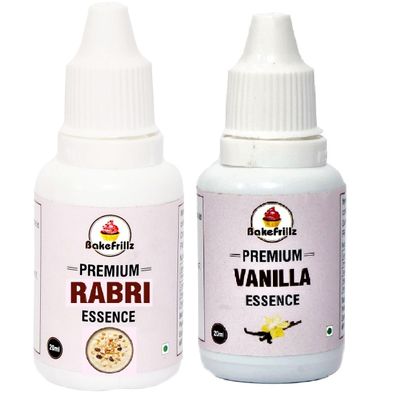 Bake Frillz Exotic Food Essence (20 ml x 2) (Rabri & Vanilla)