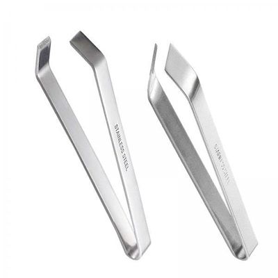 BNF 2x2x Fish Bone Tweezers Manual Portable Plucking Clamp Flat and Slant Tweezers|Home & Garden | Kitchen, Dining & Bar | Kitchen Tools & Gadgets