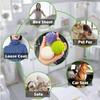 Prostuff.in Silicone Laundry Balls For Washing Machine|Reusable,Tangle-Free,Clothes Softener,Fur,Durt And Lint Remover For Washing Machine|For Front Load Top Load&Semi-Automatic Dryer,Multicolor,4 Pcs view 2