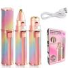 Elecsera Portable 2 In 1 Blawless Eyebrow Remover for women Face, Lips, Nose Hair Trimmer view 1
