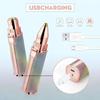 Elecsera Portable 2 In 1 Blawless Eyebrow Remover for women Face, Lips, Nose Hair Trimmer view 3