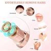 Elecsera Portable 2 In 1 Blawless Eyebrow Remover for women Face, Lips, Nose Hair Trimmer view 4