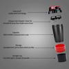 Atreye Gym shakers for protein mixer Shaker Bottle - Perfect Fitness unique Gifts for Men and Women, for Shake and Smoothies bottles (500ml) view 3
