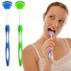 Aparonz Tongue Brush, Tongue Scraper, Tongue Cleaner Helps Fight Bad Breath, Professional Tongue Brush for Freshing Breath, 4 Tongue Scrapers - Colors May Vary (PACK Of 4) view 4