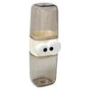 ARKRIZA 1PC'S Teeth Cleaning Accessories Storage Suit Holder,Stylish and Portable Tooth Brush case Cover Travel Wash Cup,Electric ToothbrushHigh Beauty Three-in-One Travel Cup (Pack of 1, Brown) view 1