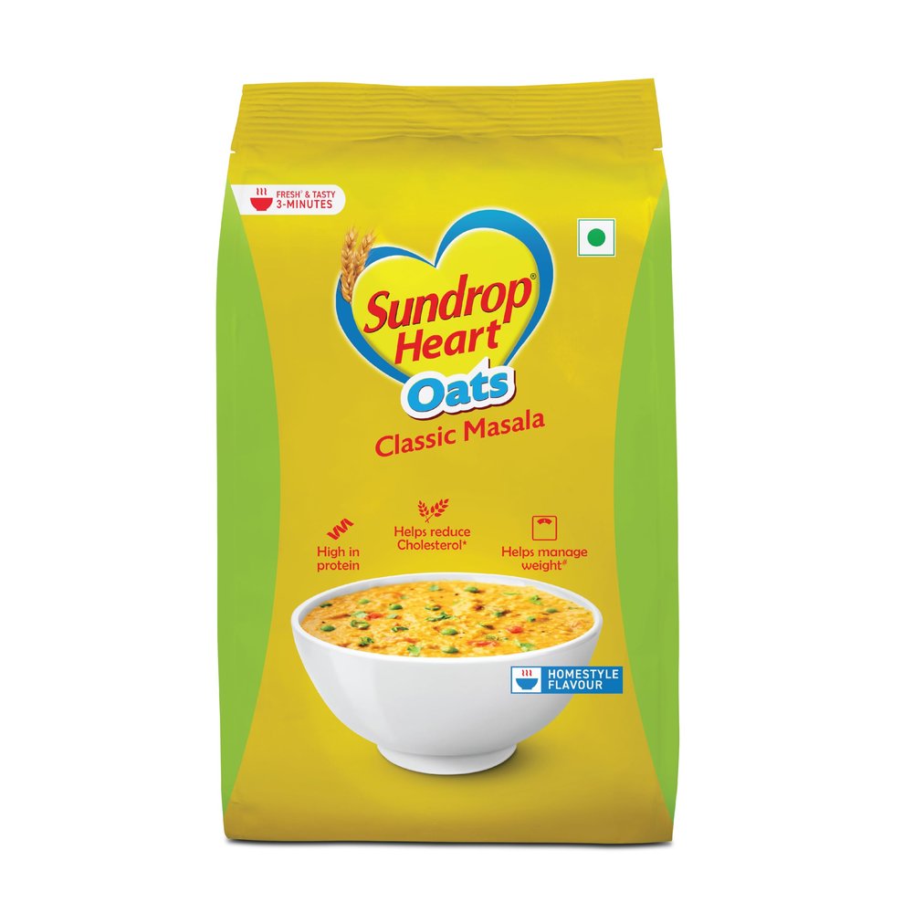 Sundrop Heart Classic Masala Oats -500g