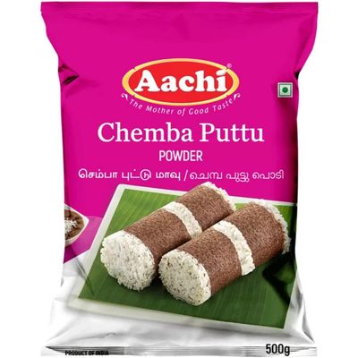 Aachi Chemba Puttu Powder, Traditional South Indian Mix, 500g