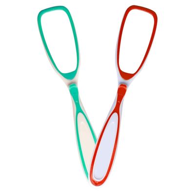 Aparonz Pack of 2 Plastic single handle Tongue Cleaner for Healthy Oral Care, Helps Fight Bad Breath, Easy to Use for Adults and Kids, Travel Friendly.