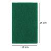 ARPANA BRIGHT Heavy Duty Scouring Pads, Green, Kitchen Cleaning Scrubbers for Utensils, Pack of 10 view 3