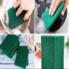 ARPANA BRIGHT Heavy Duty Scouring Pads, Green, Kitchen Cleaning Scrubbers for Utensils, Pack of 10 view 4