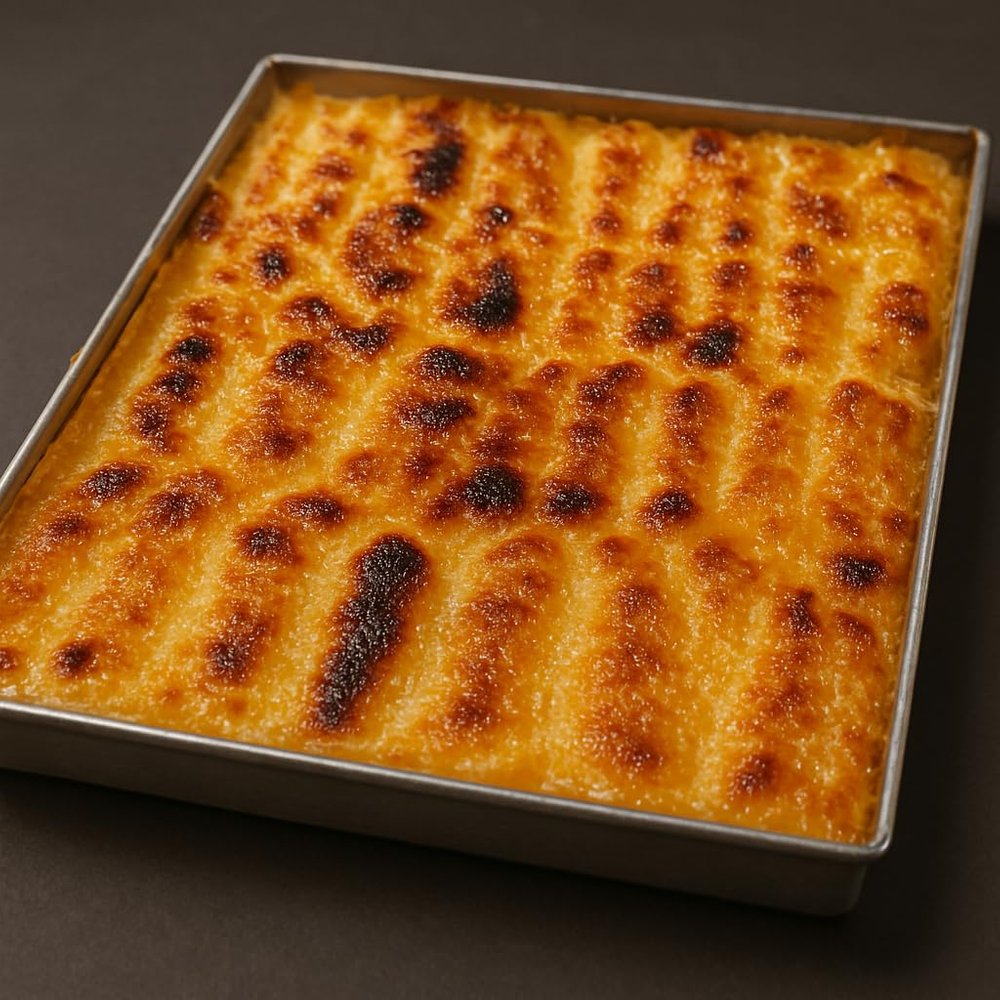 BANGLARMISTI Nolen Gur Baked Chamcham | Authentic Bengali Sweets | Soft, Juicy & Smoky Flavor | Traditional Mouth-Melting Delicacy | Freshly Made & Delivered from Kolkata | 10-Piece Pack