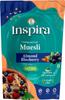 Inspira Muesli - Almond & Blueberry | 400g | 4.8g Protein | 60% Whole Grains | 80% Whey Protein, No Added Sugar, with Spirulina, Raisins, Cranberries & Natural Fruits view 1